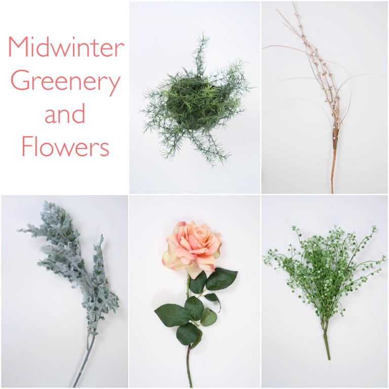 Midwinter Greenery and Flowers
