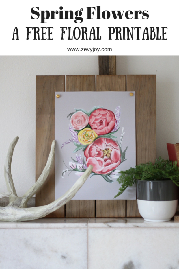 SpringFlowersAFreeFloralPrintable