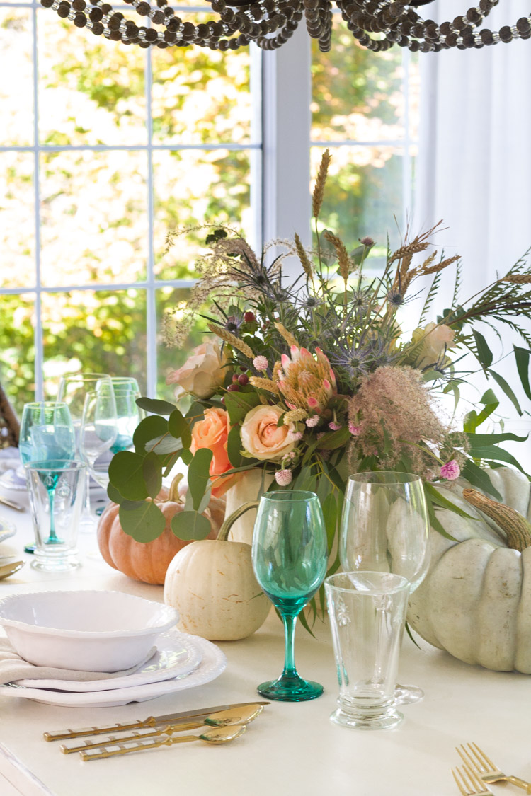 Thanksgiving Entertaining A Pumpkin Themed Table