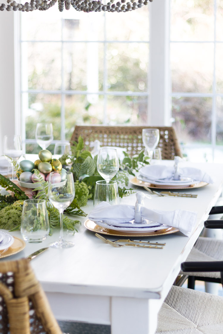 Styled + Set Entertaining for Easter with Ferns and Pastels