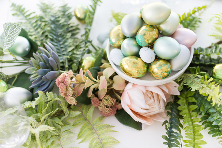 Styled + Set Entertaining for Easter with Ferns and Pastels