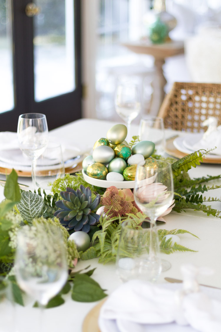 Styled + Set Entertaining for Easter with Ferns and Pastels