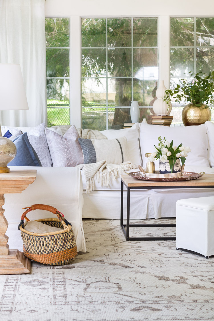 Coffee table styling and a good book