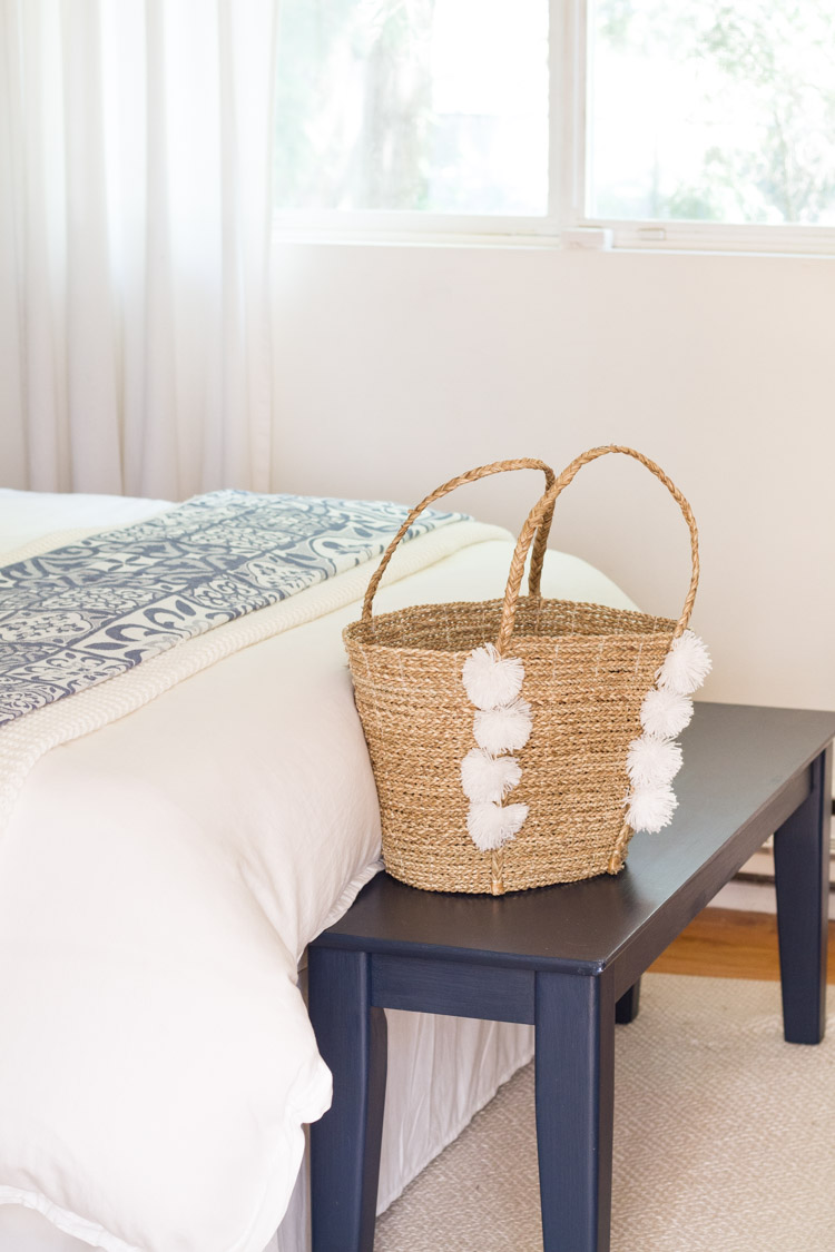 Summer Colors - Blue Accents In Our Bedroom