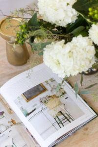 Coffee table styling and a good book