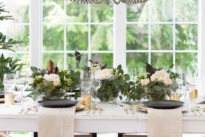 Elegant and Neutral Christmas Tablescape