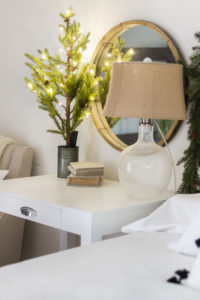 A Simply Decorated Christmas Bedroom
