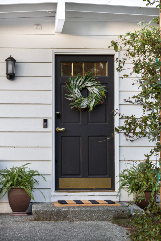 Tips for Decluttering Craft Supplies - white house black shutters