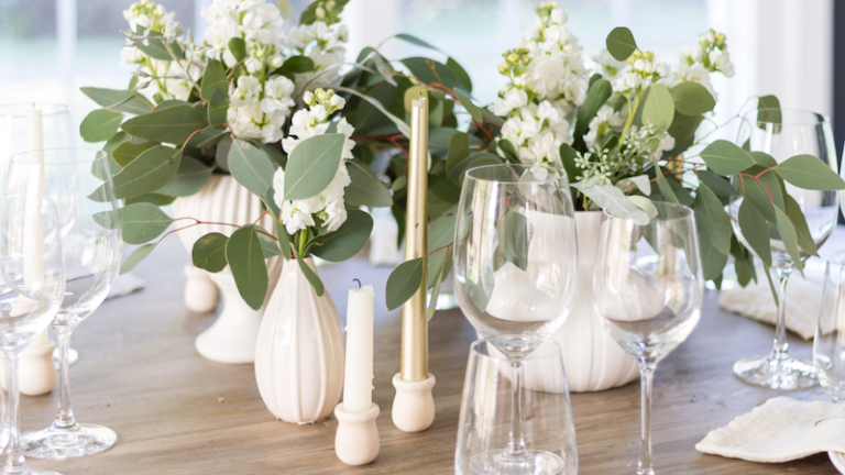 Sweet and Simple Easter Tablescape