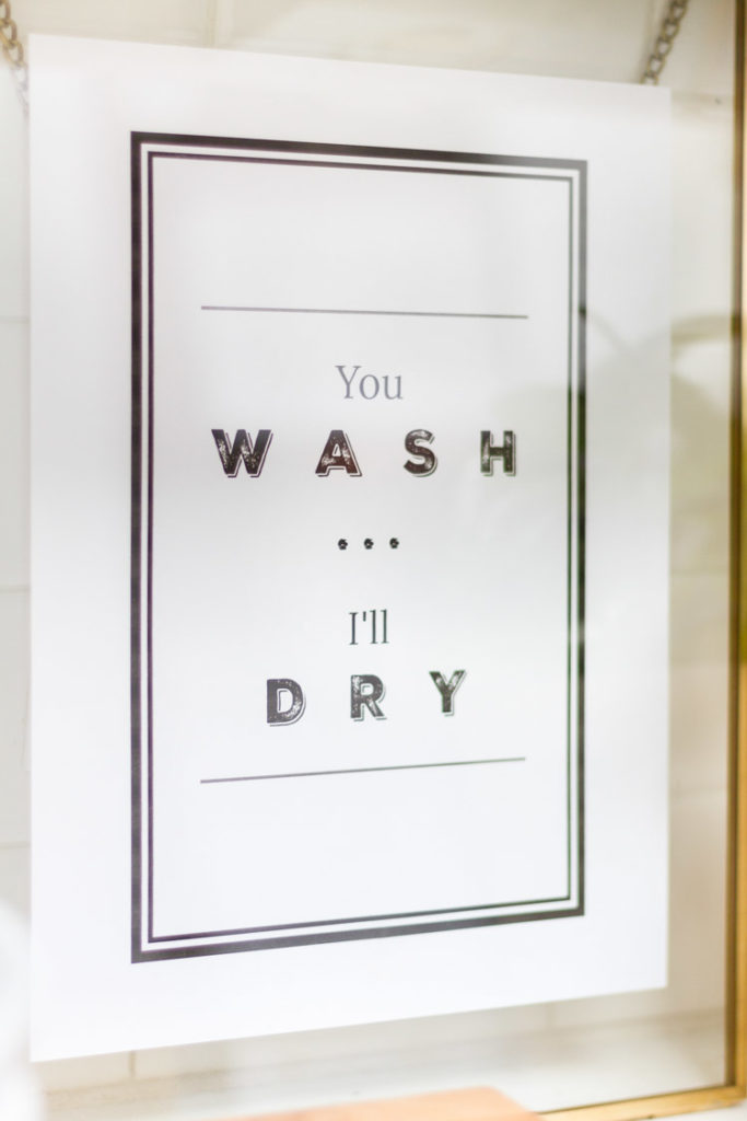 You Wash... I'll Dry Everyday Printable