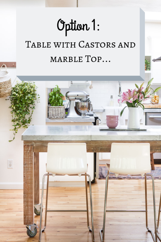 Custom Diy Rolling Kitchen Island Reality Daydream