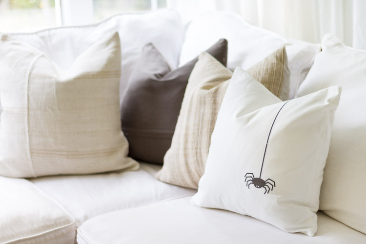 Dangling Spider Pillow Printable