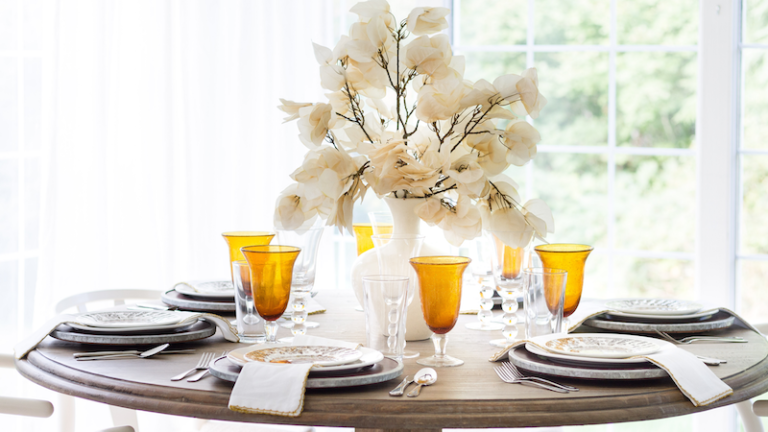 A Harvest Table Setting for the Season
