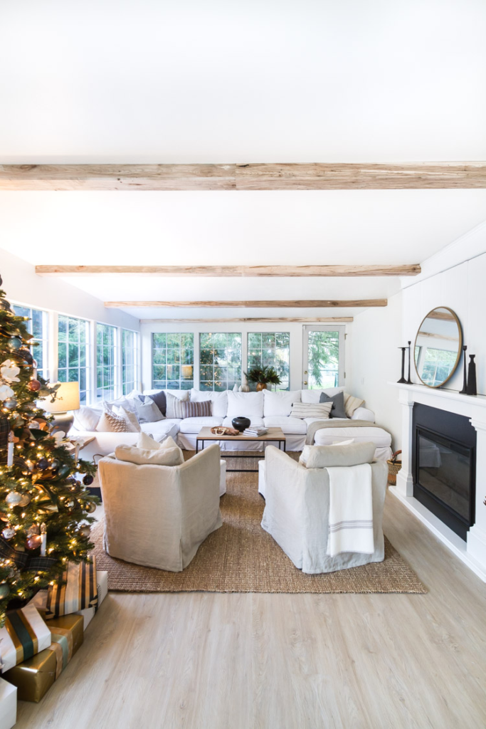 Beams in the Sunroom