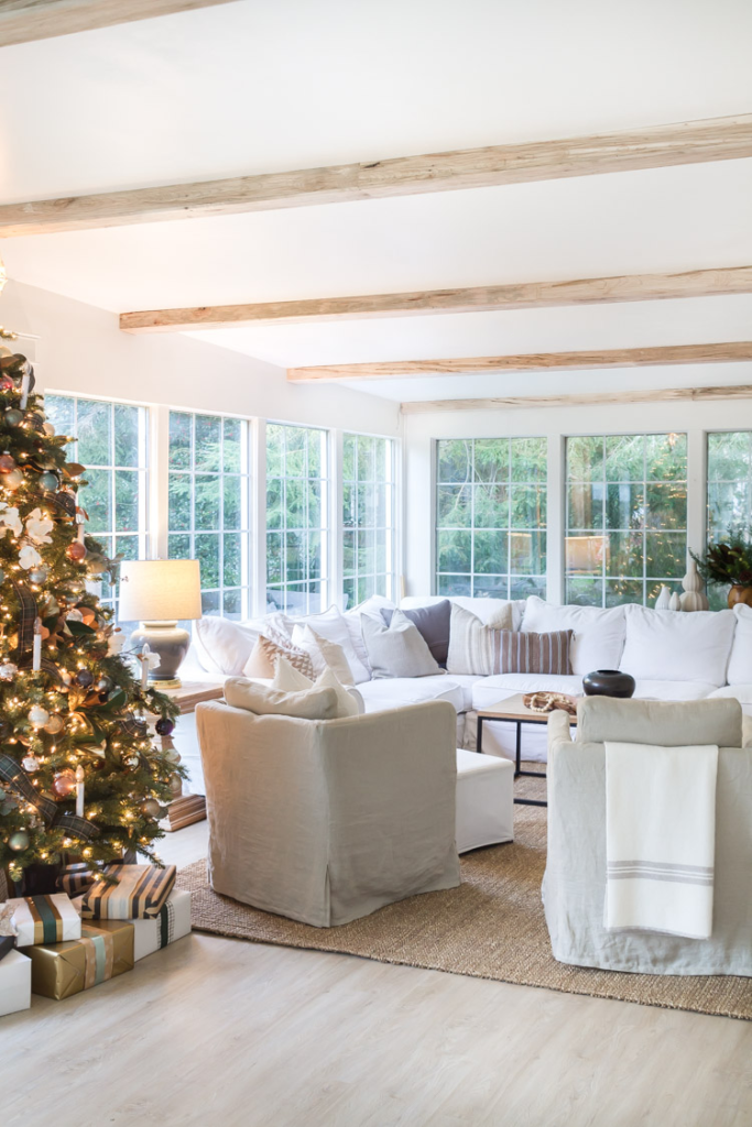 Beams in the Sunroom