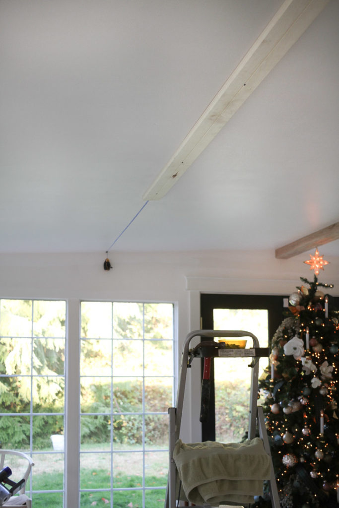 Beams in the Sunroom