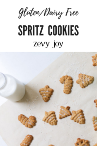Gluten and Dairy Free Spritz Christmas Cookies!