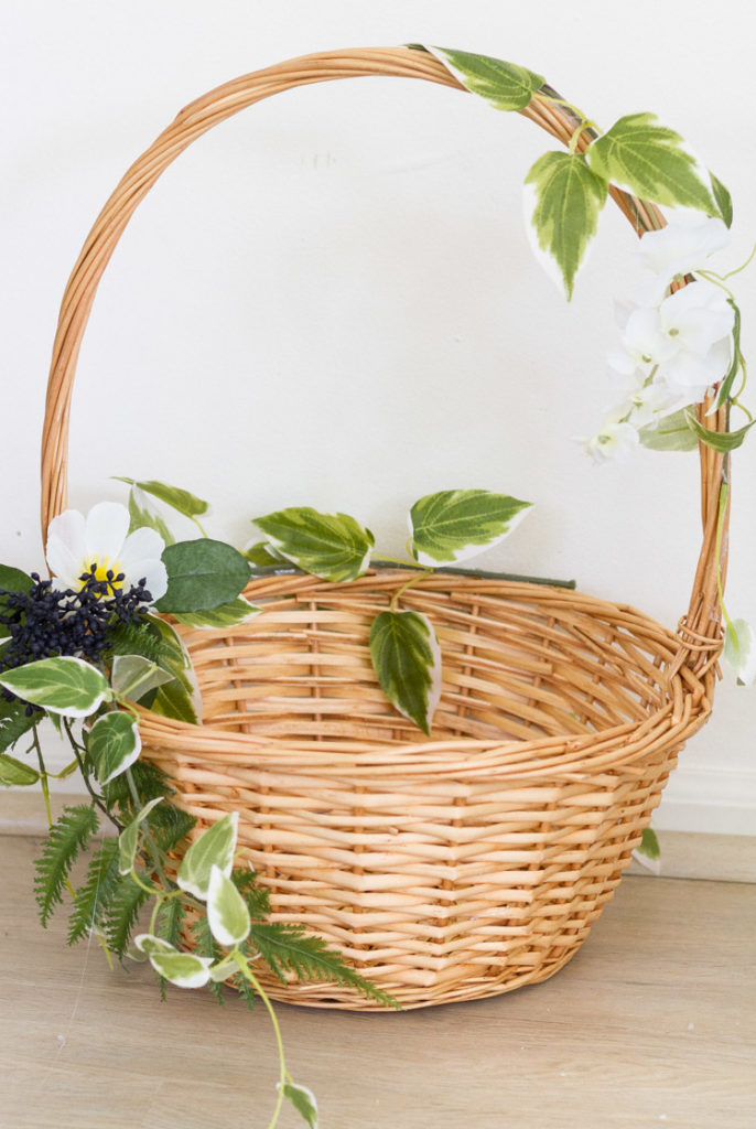 DIY Floral Easter Basket 