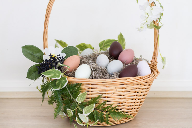 DIY Floral Easter Basket 