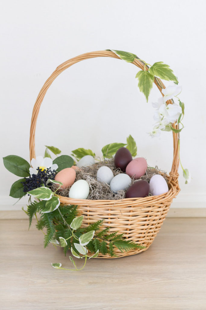 DIY Floral Easter Basket 