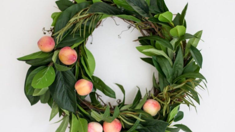 Spring DIY Faux Fruit Wreath