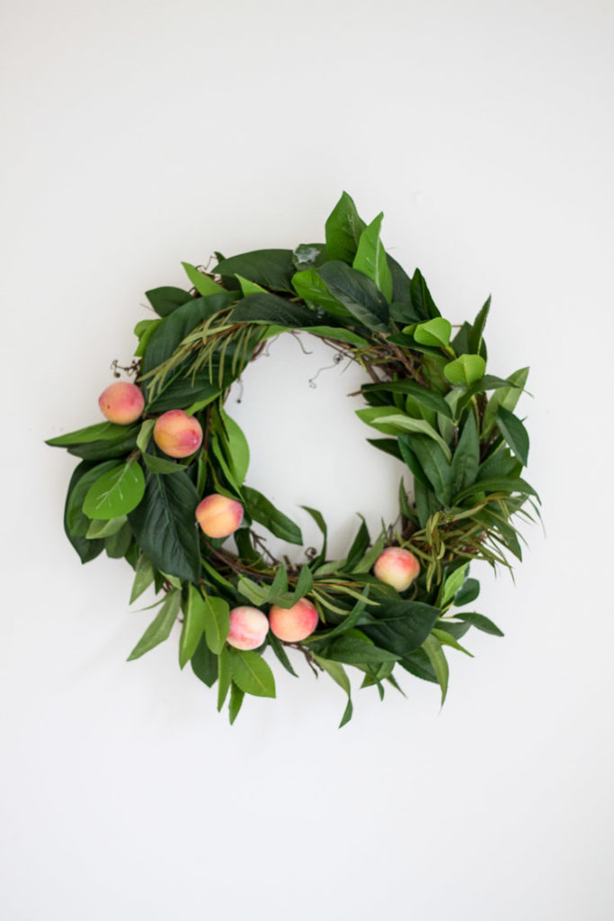 Spring DIY - Faux Fruit Wreath 6