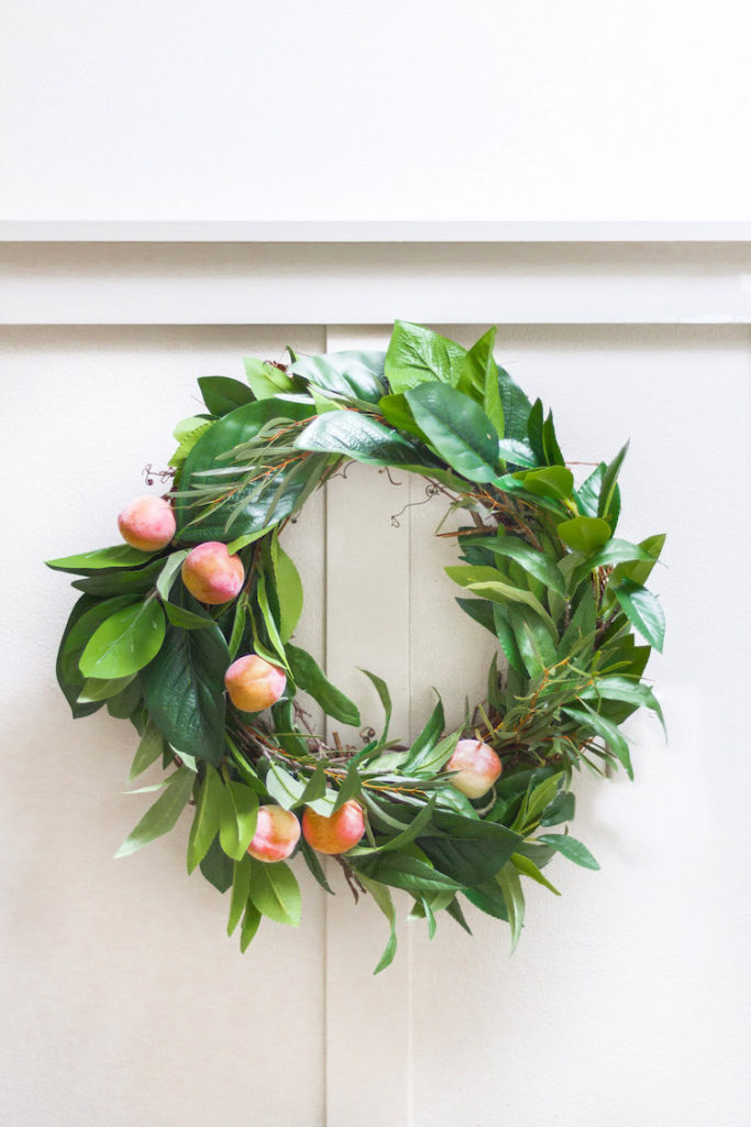 Spring DIY - Faux Fruit Wreath 6