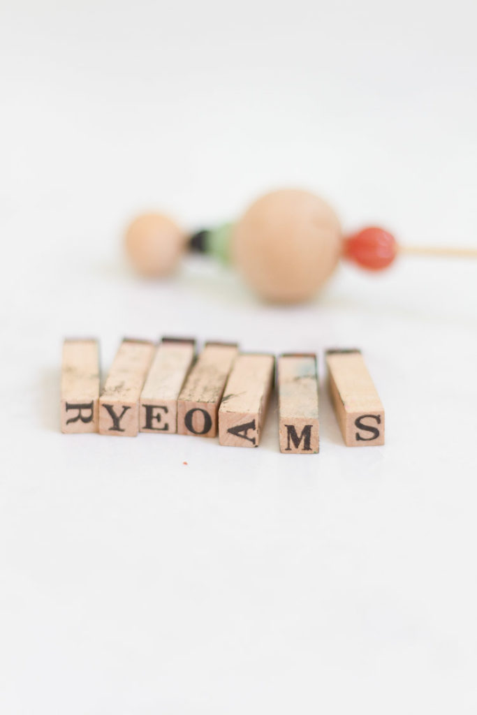 DIY Beaded Garden Markers