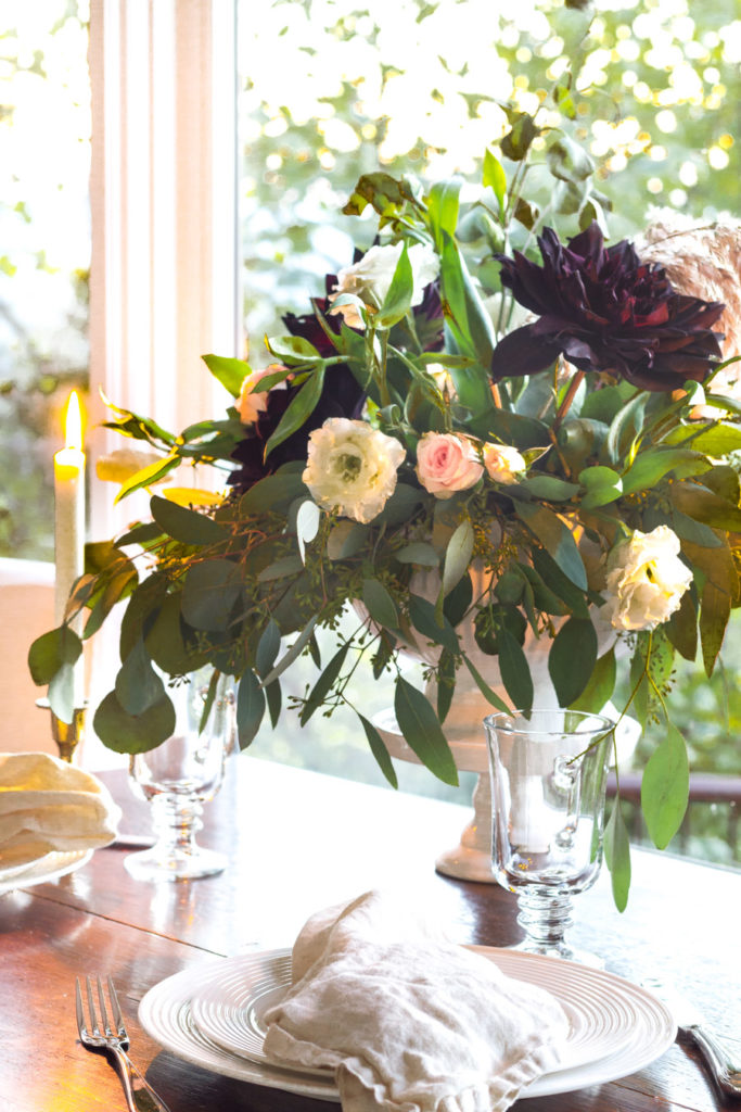 Moody Fall Floral Centerpiece 