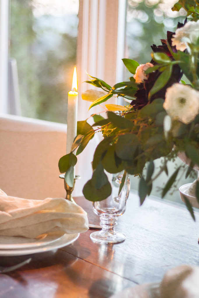 Moody Fall Floral Centerpiece 