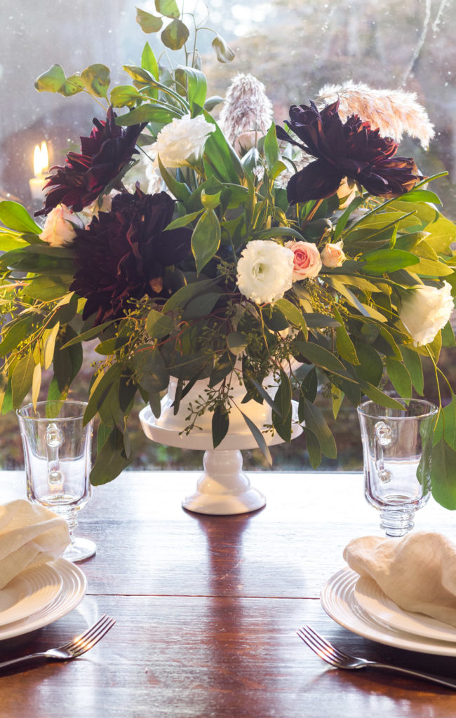 Moody Fall Floral Centerpiece 