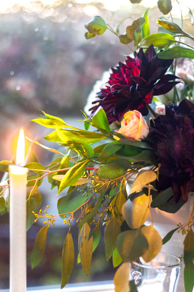 Moody Fall Floral Centerpiece 