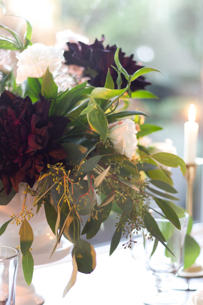 Moody Fall Floral Centerpiece