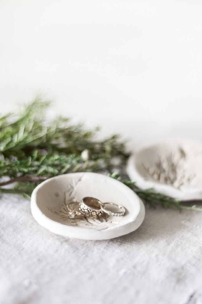 DIY Christmas Gift Clay Jewelry Dish