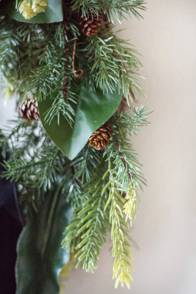 DIY Holiday Wreath - Multi-Greenery With Bells