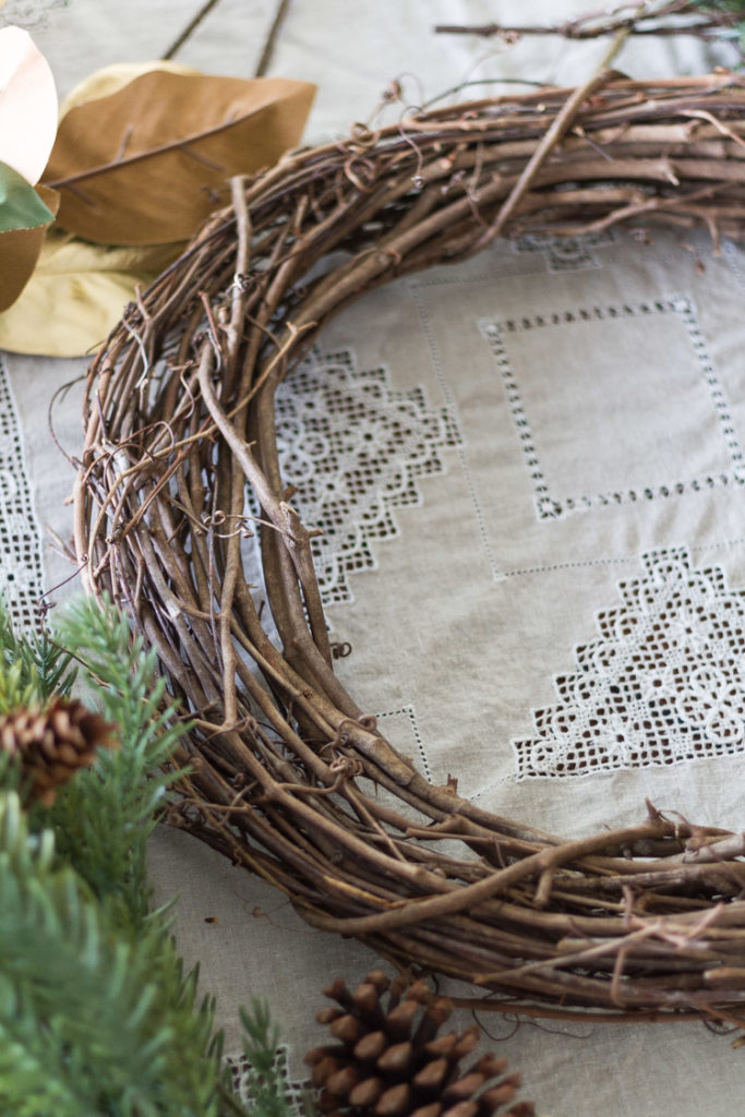 DIY Holiday Wreath - Multi-Greenery With Bells