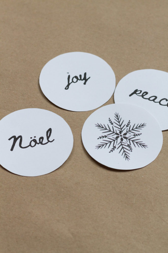 Simple Printable Christmas Gift Tags