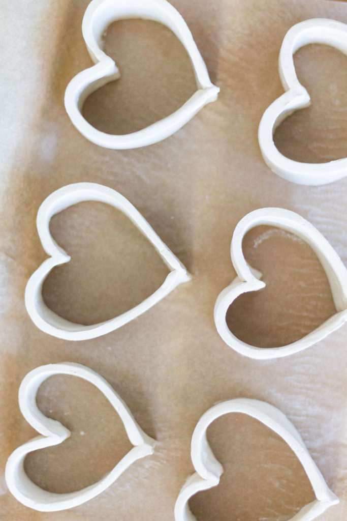Valentine's Day DIY- Clay Heart Napkin Holders 1