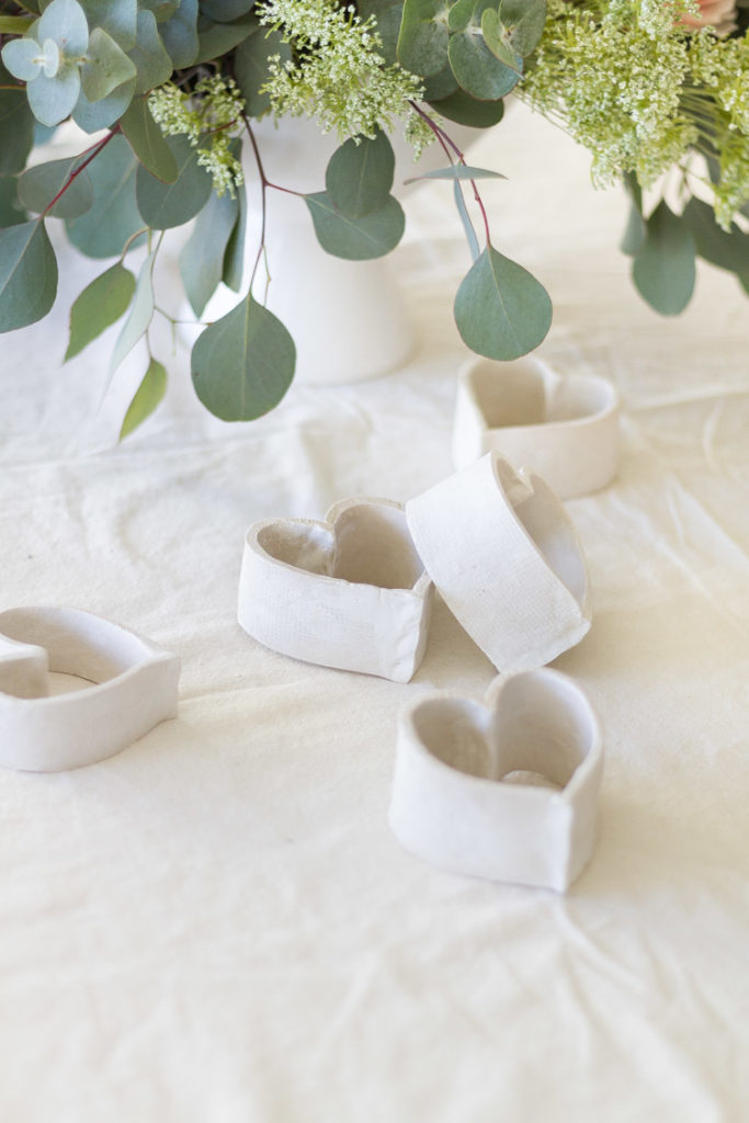 Valentine's Day DIY- Clay Heart Napkin Holders 1