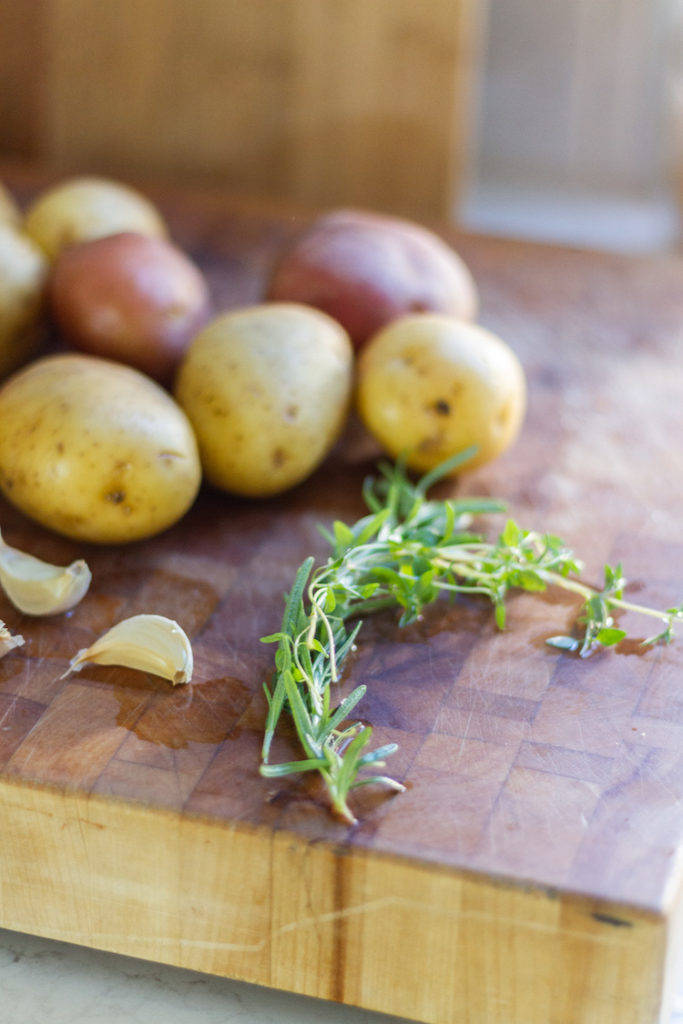 Garlic and Herb Roasted Potatoes