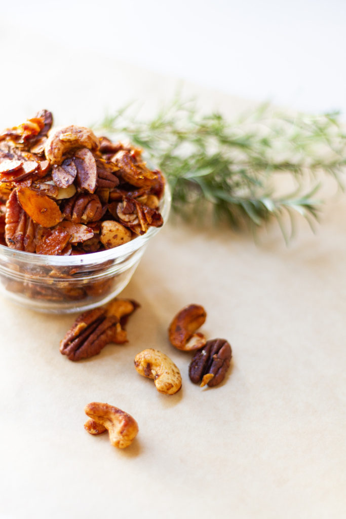 Roasted Maple Spiced Nuts