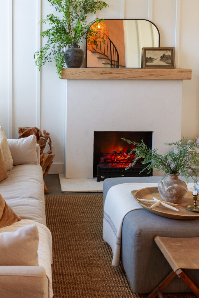 Ideas on how to use a non-functioning fireplace
