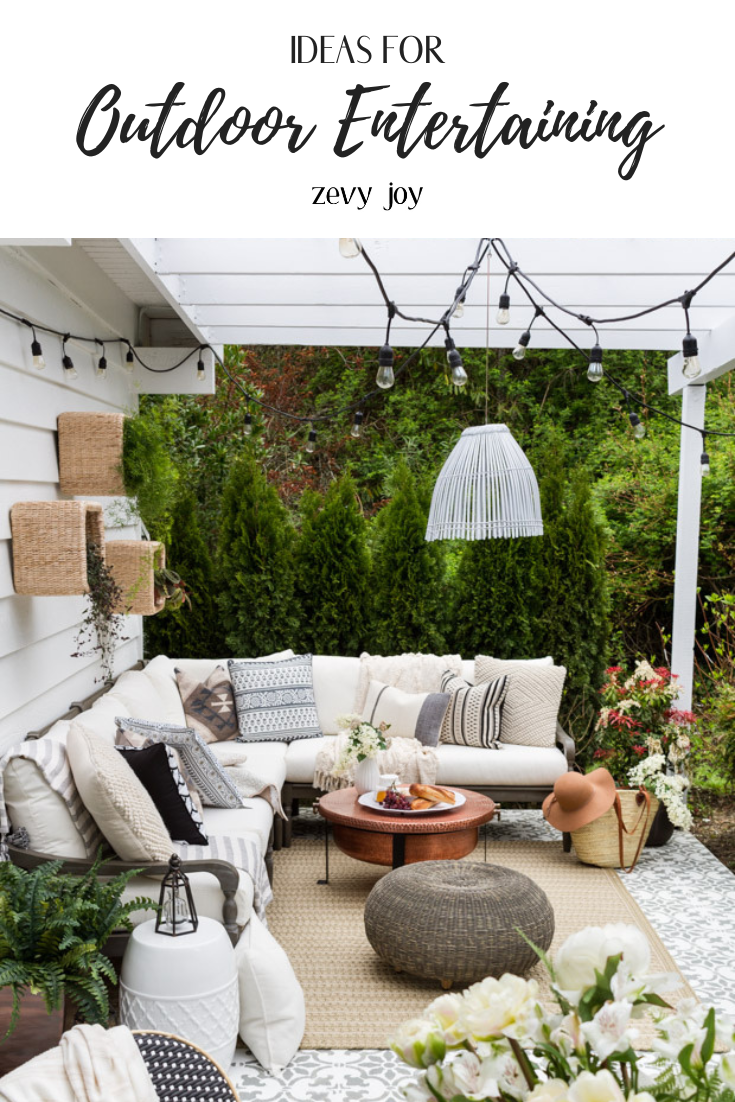 Outdoor Entertaining Ideas - zevy joy