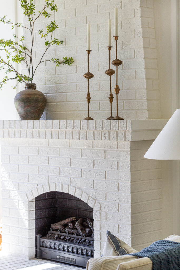 Pottery Barn inspired tall candlesticks from Dollar Tree, high-end home decor