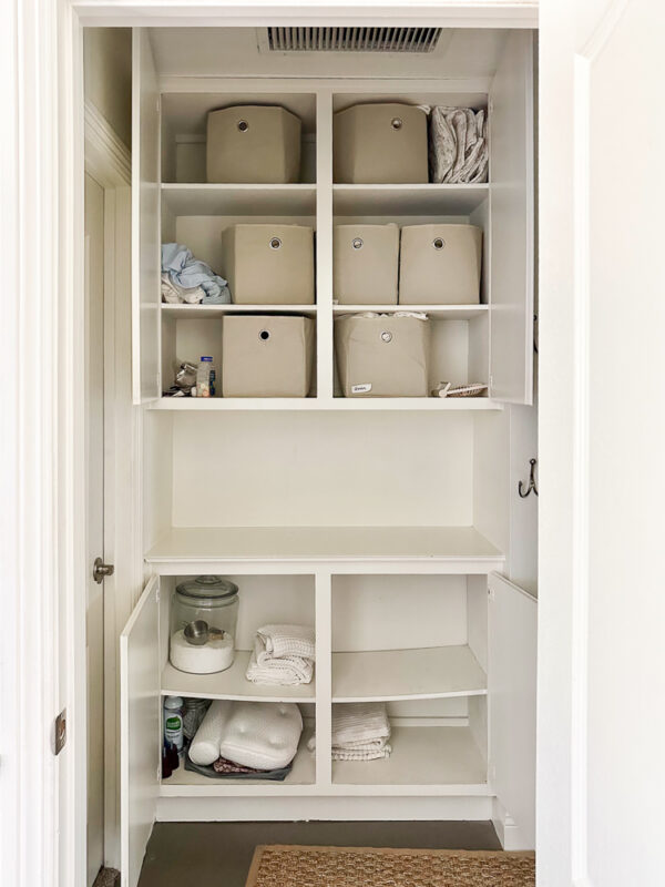 Linen Closet Organization Ideas: Easy Makeover Before & After - zevy joy